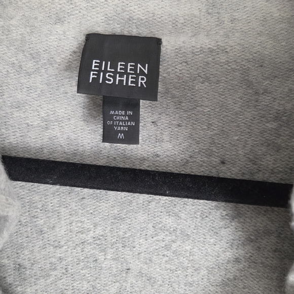 Eileen Fisher Light Gray Women's Cardigan - Picture 4 of 4